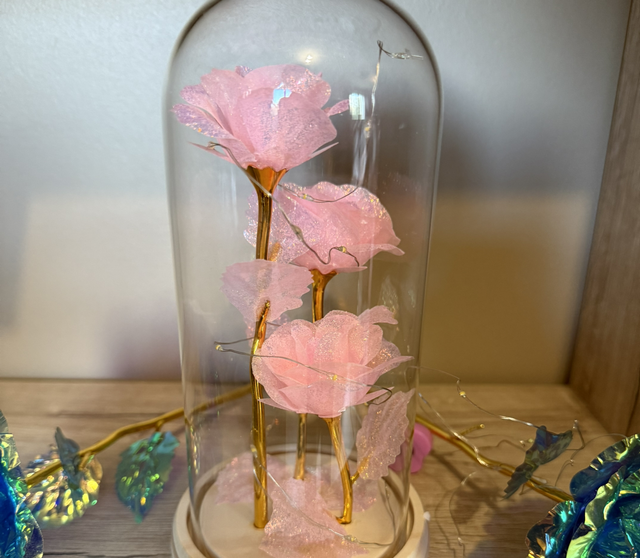 Roses lumineuses grande taille 