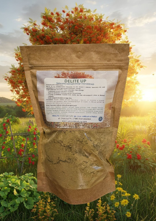 DELITE UP - Naturalny zastrzyk energii i koncentracji.