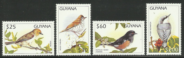 Guyana 1997 Birds Set MNH