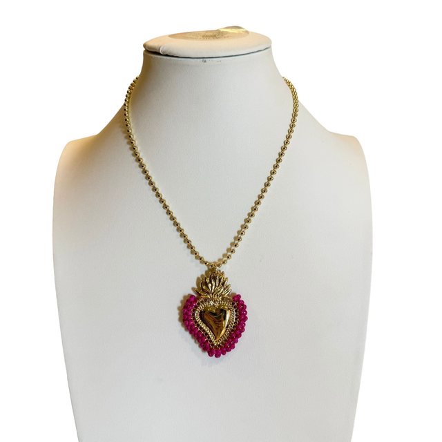 Cuore sacro e perline amarena