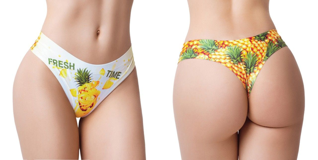 Memème FRESH SUMMER PINEAPPLE Thong S