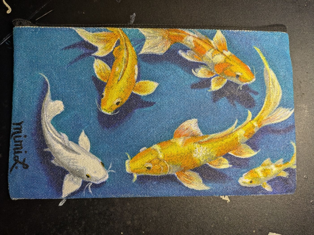 Pochettes peintes à la main