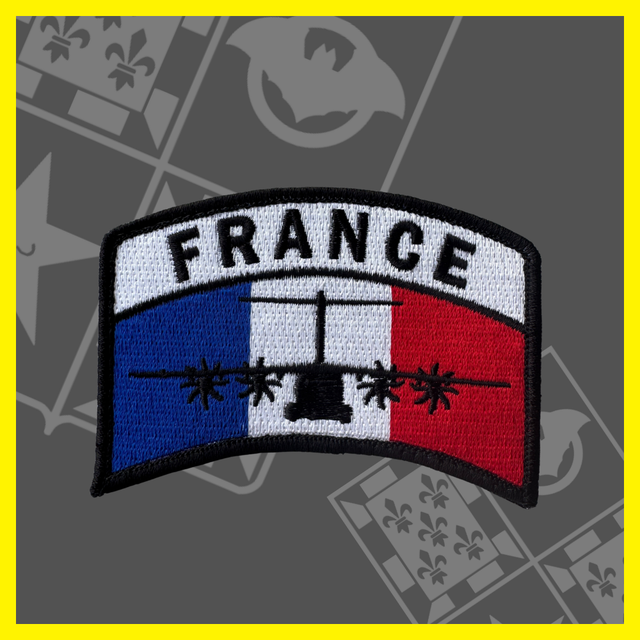 Patch "France A400M" brodé noir