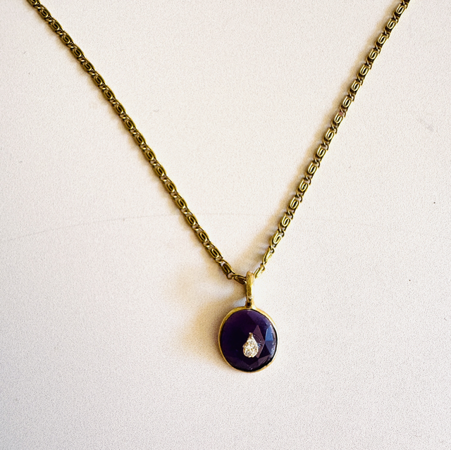 Collier Éclats Améthyste
