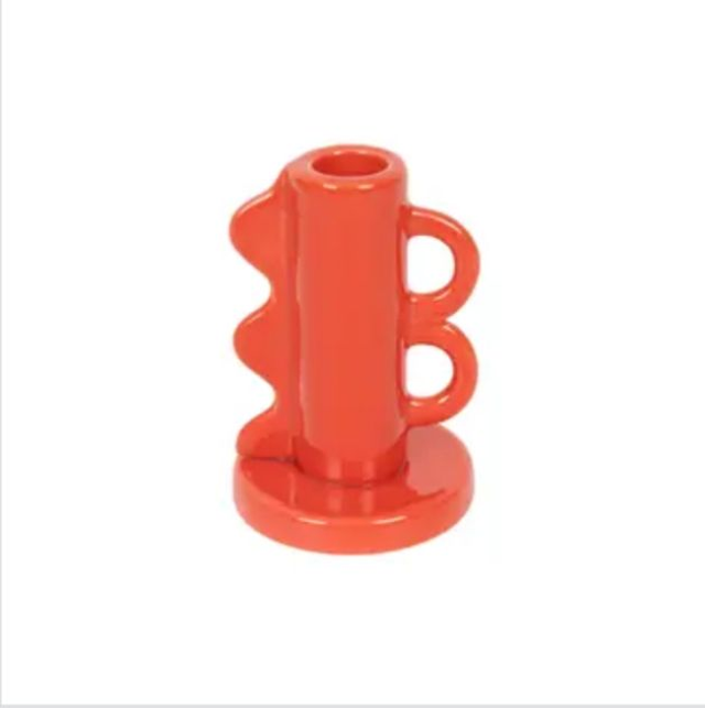 TOMATO candle holder red