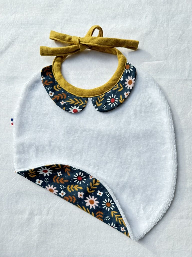 Bavoir col claudine bébé (0-12 mois)