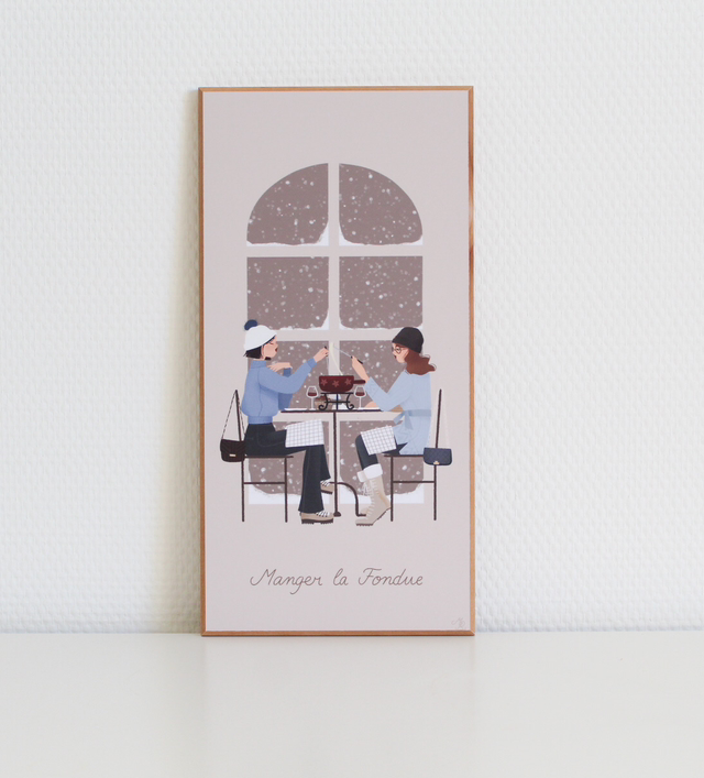 Tableau Manger la fondue