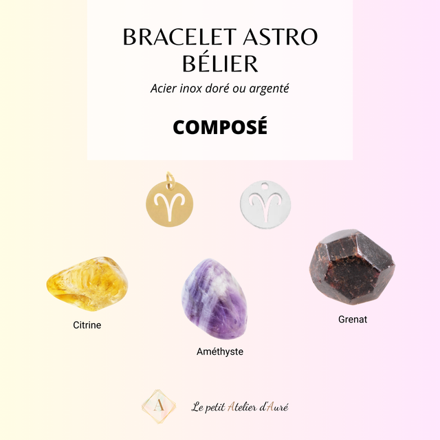 Bélier - Bracelet Astro Composé