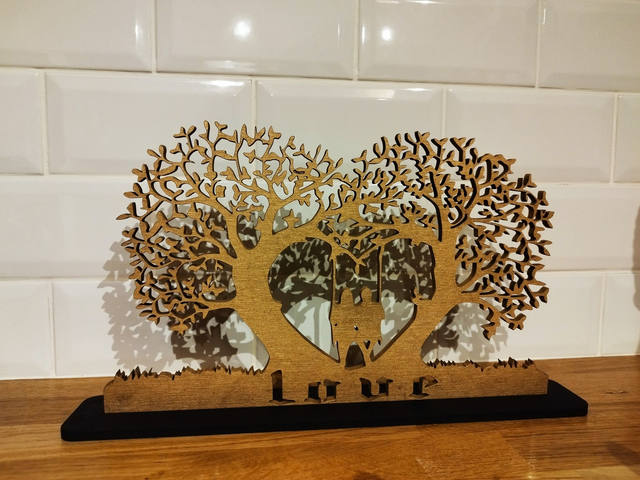 Petit Arbre de Vie Love sur socle 