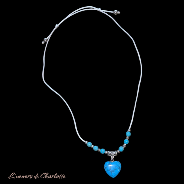 Collier &quot;Turquénite&quot; réglable