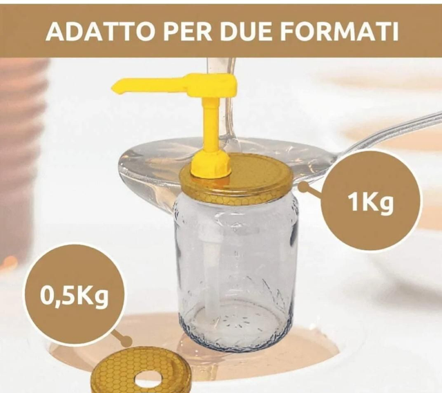 Kit dosatore miele 1kg e 500g