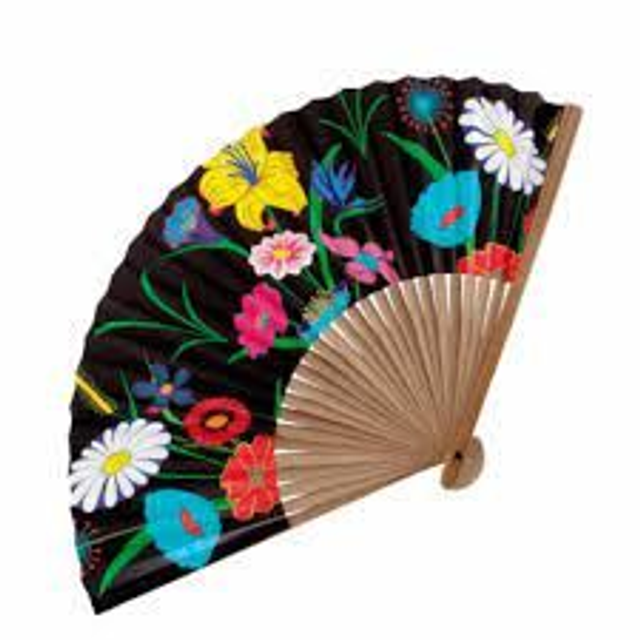 Broche Éventail Fleur