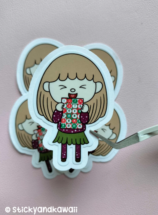 Marie et son calendrier de l&#039;avent