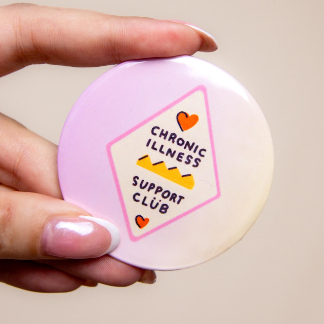 'Chronic Illness Support Club' - Large Badge