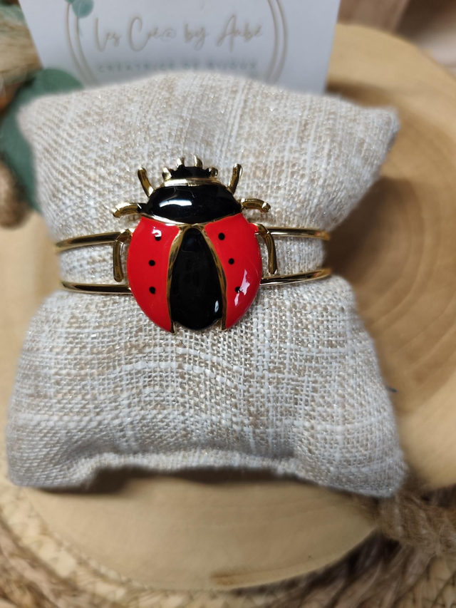BRACELET MANCHETTE COCCINELLE / ACIER INOXY GOLD 0000474