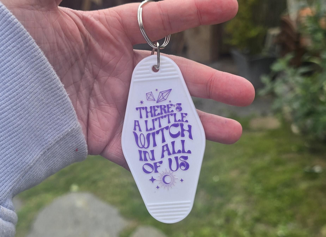 Little Witch Energy Motel Keyring