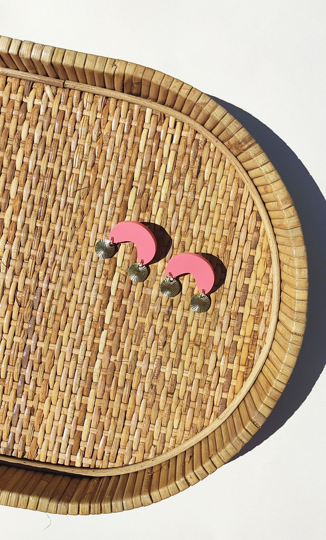 Boucles d'oreilles Maguy - Rose