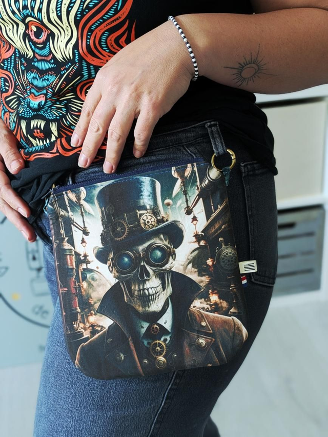 Escarcelle lord tête de mort