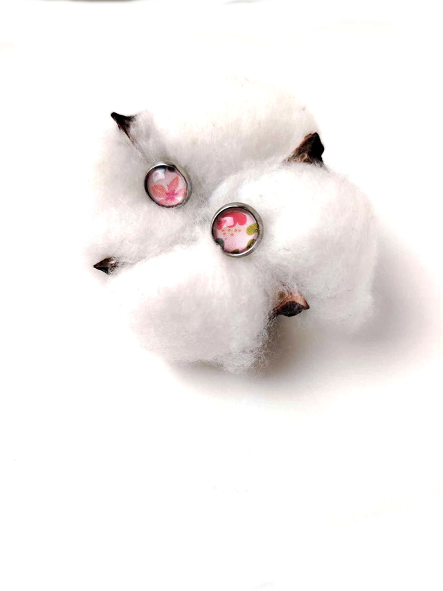 Puces d&#039;oreilles KIDS en PAPIER recyclé - Flower Power