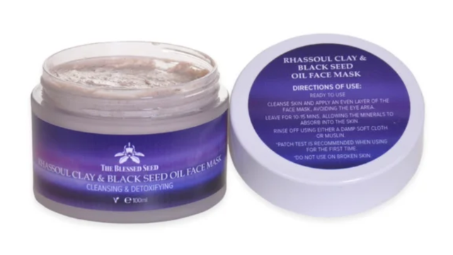 Rhassoul Clay & Black Seed Oil Face Mask
