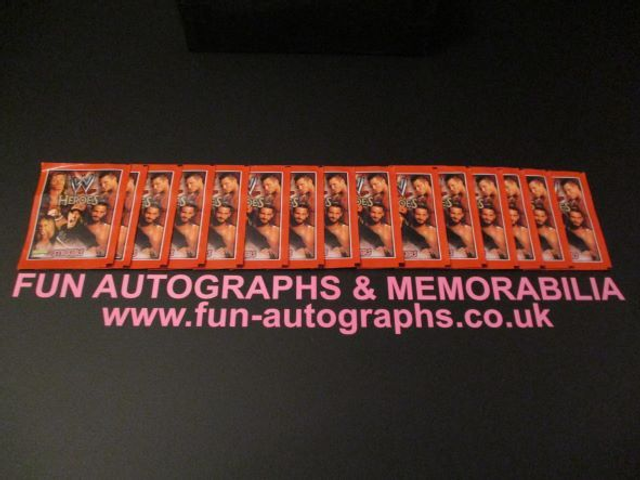 Wrestling - W Heroes (2008 Merlin) Original Single Sticker Packet