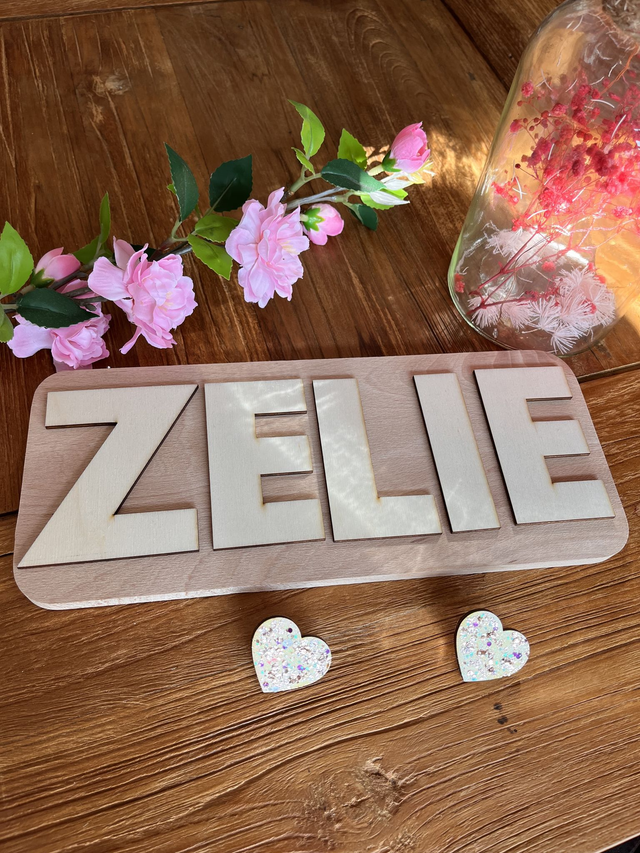 Plaque de porte prénom