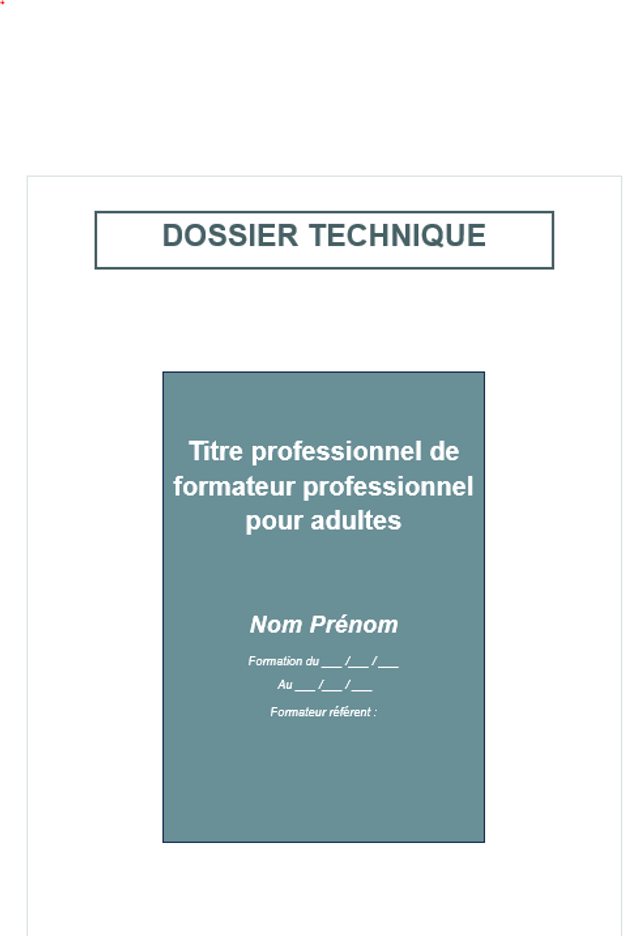 Dossier technique FPA