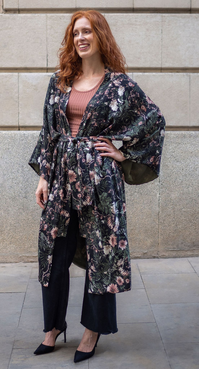 LONG KIMONO TROPICAL
