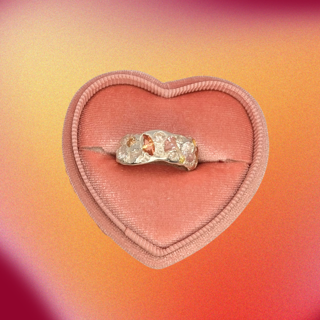 Disco Celeste Ring