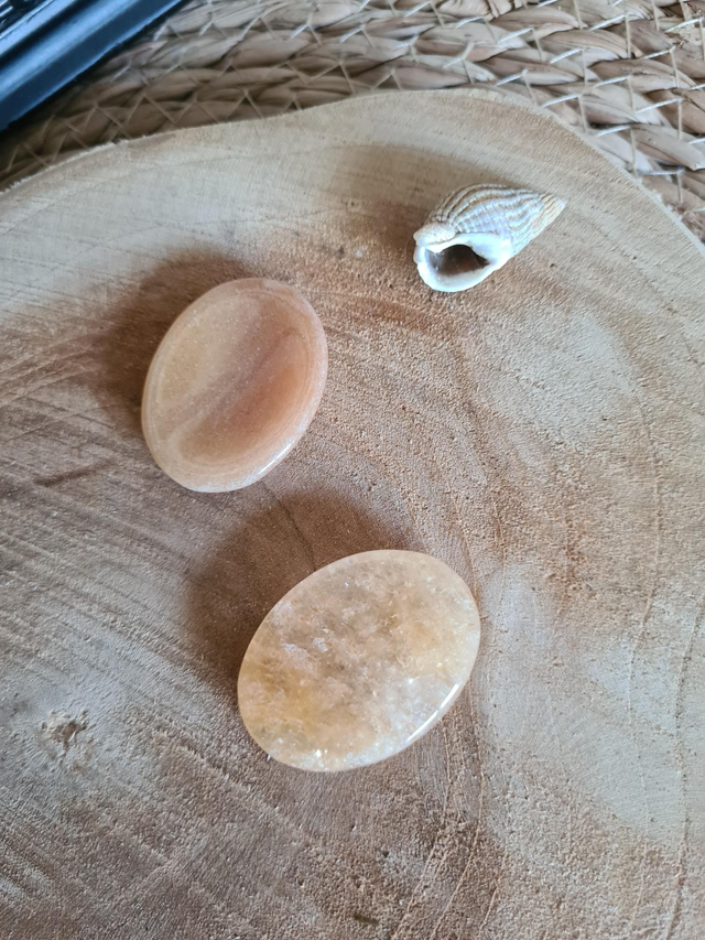 Galets anti-stress Aventurine orange 