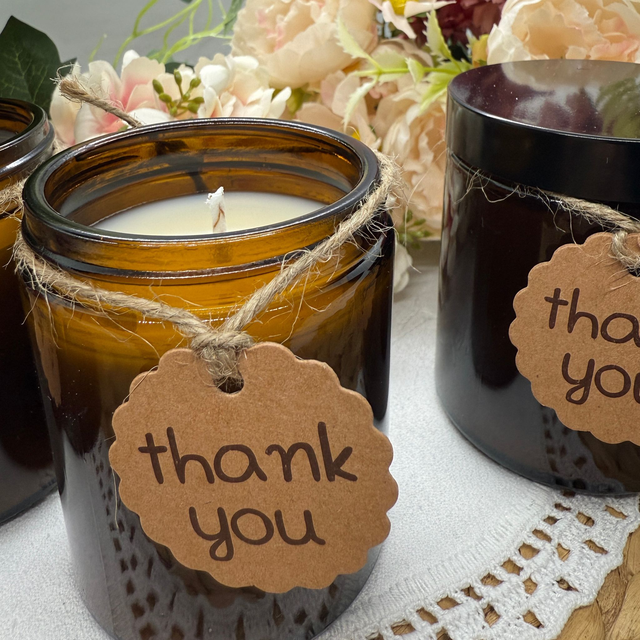 Vela de Rosa Vermelha [Frasco Ambar]