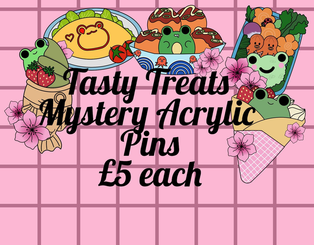 Tasty Treats Mystery Acrylic Pins