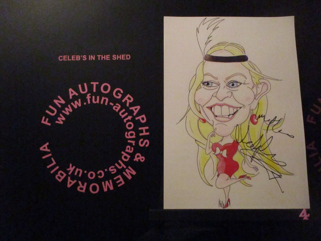 Nicole Faraday Limited Edition A4 Authentic Autographed Caricature (4)