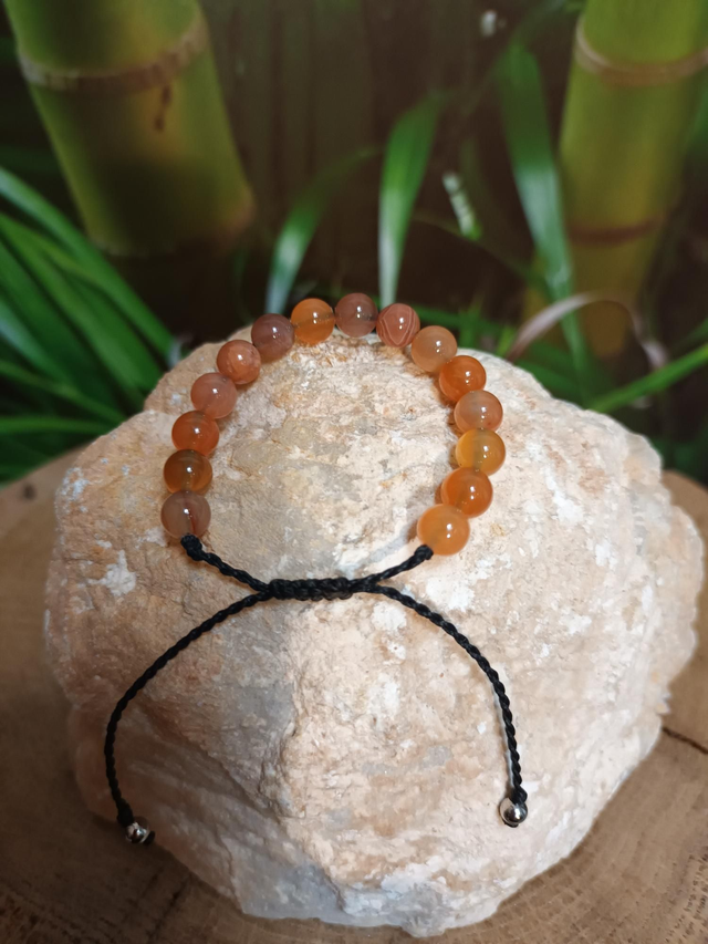 Bracelet en agate de feu