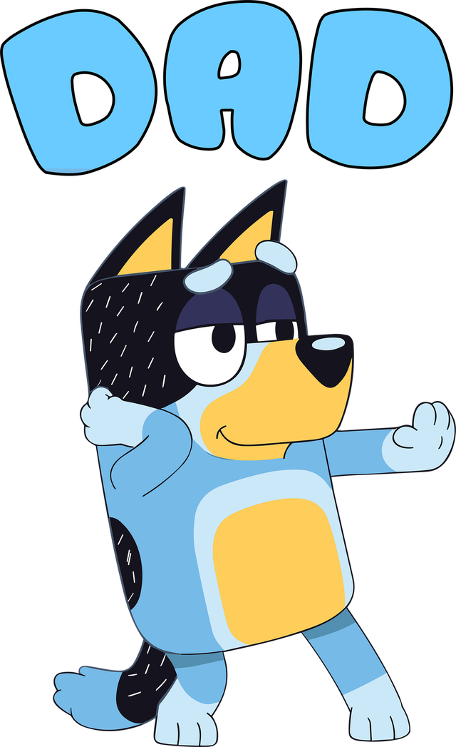 Bluey Dad DTF 
