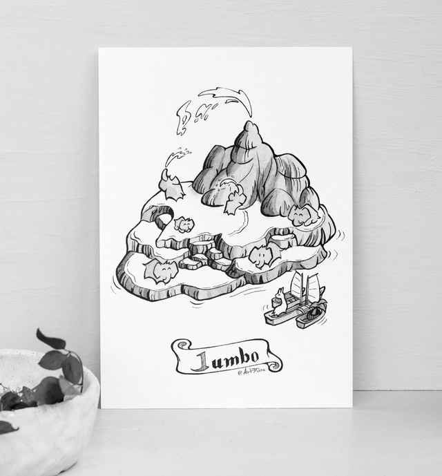 îles fantasy - L'aventure du Lama - Illustrations à l'unité