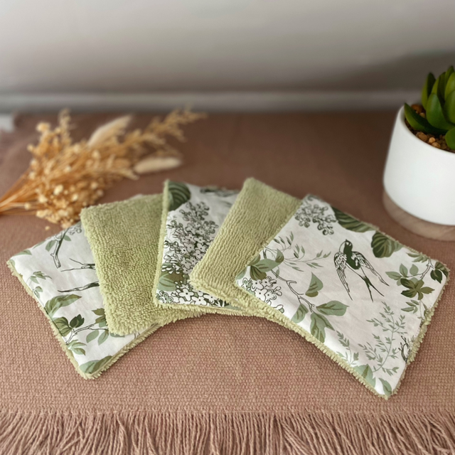 Lingettes démaquillantes Jade (lot de 5)