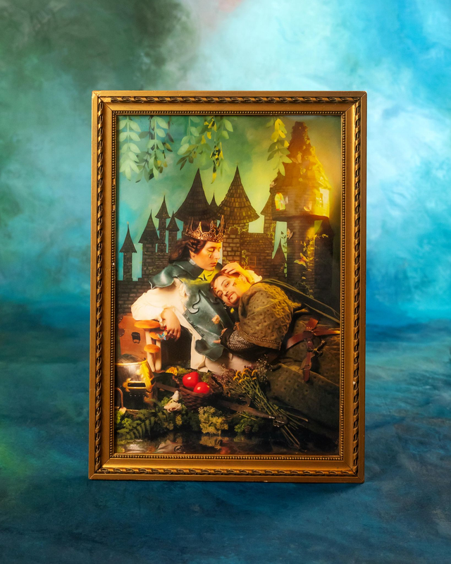 Tirage "Le Prince et le Chevalier" encadré