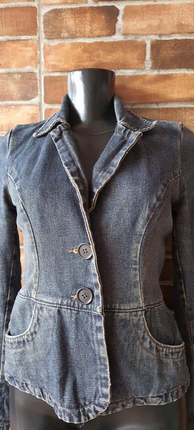 Jaqueta JEANS T/38 Manga Longa. Usado Super Conservado 