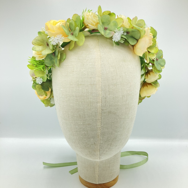 C-05 Faux Flower Crown