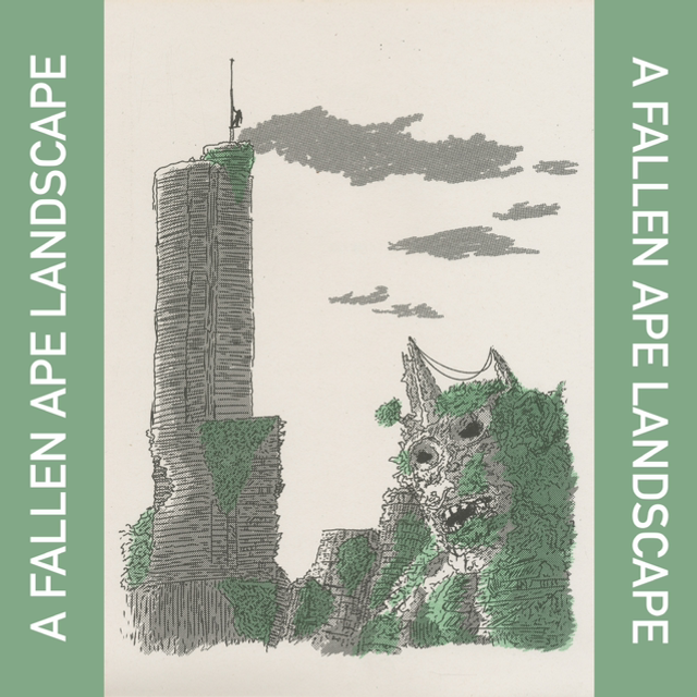 A Fallen Ape Landscape — Risograph Print (Kingdom of the Planet of the Apes)