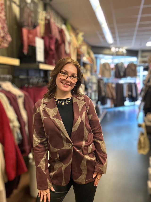 Blazer Loes bordeaux