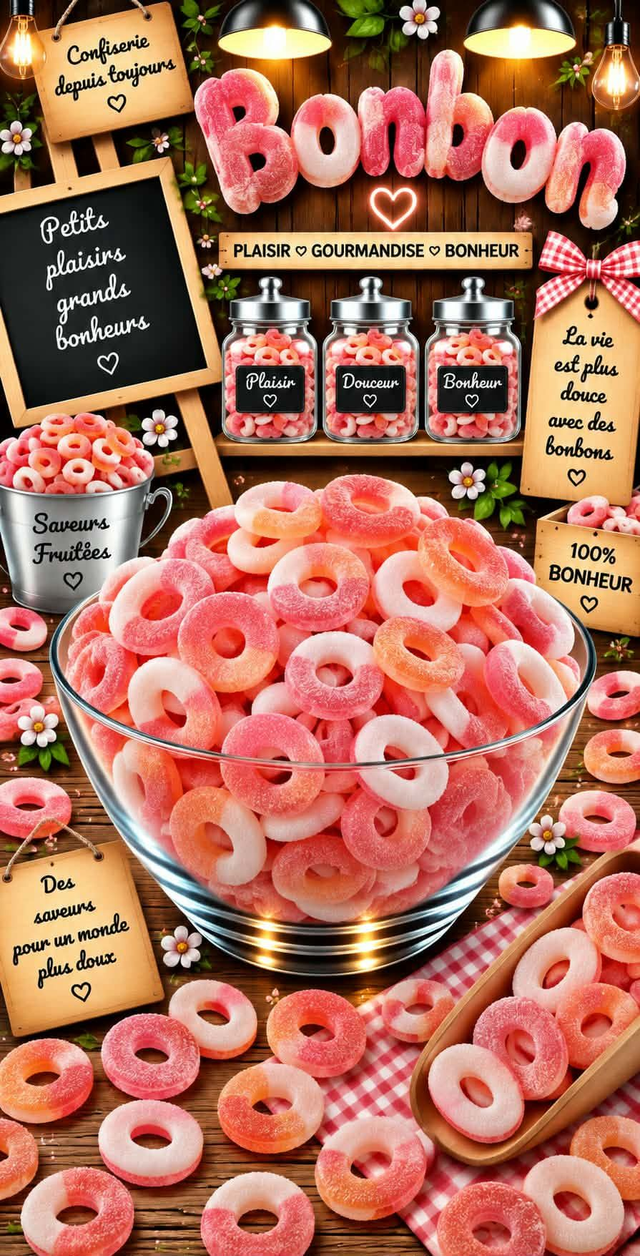 anneau fraise 100g