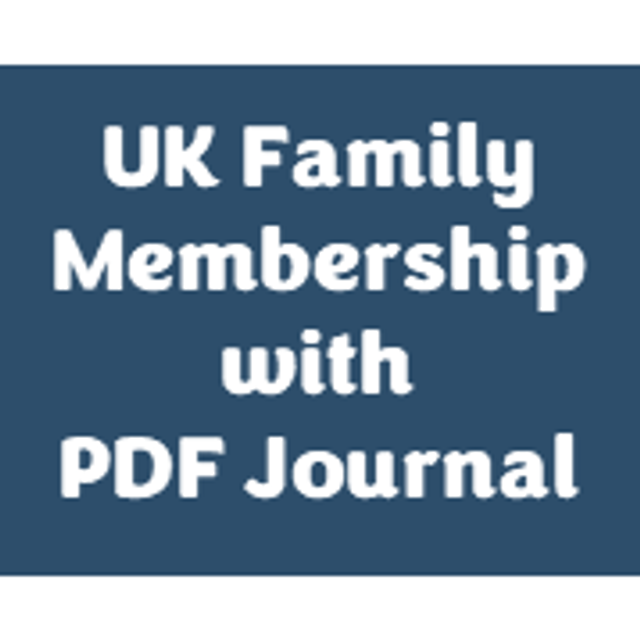 Family Membership for UK Residents (with pdf Journal)
