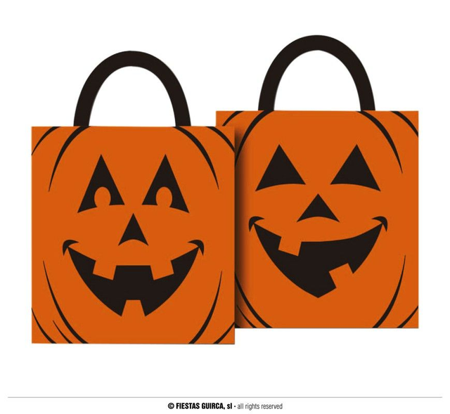 Halloween , BORSA ZUCCA 38 X 35 CM HALLOWEN