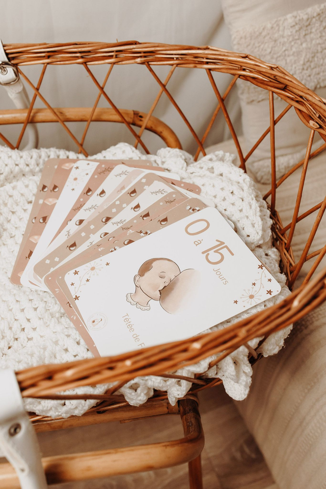 Cartes étapes Allaitement - Idalina