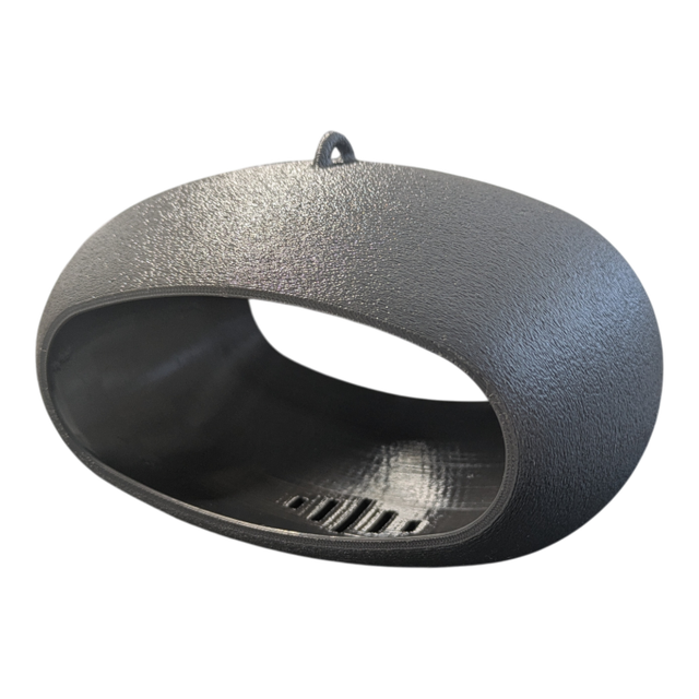 Mangeoire à oiseaux de la nature à suspendre de forme ovale