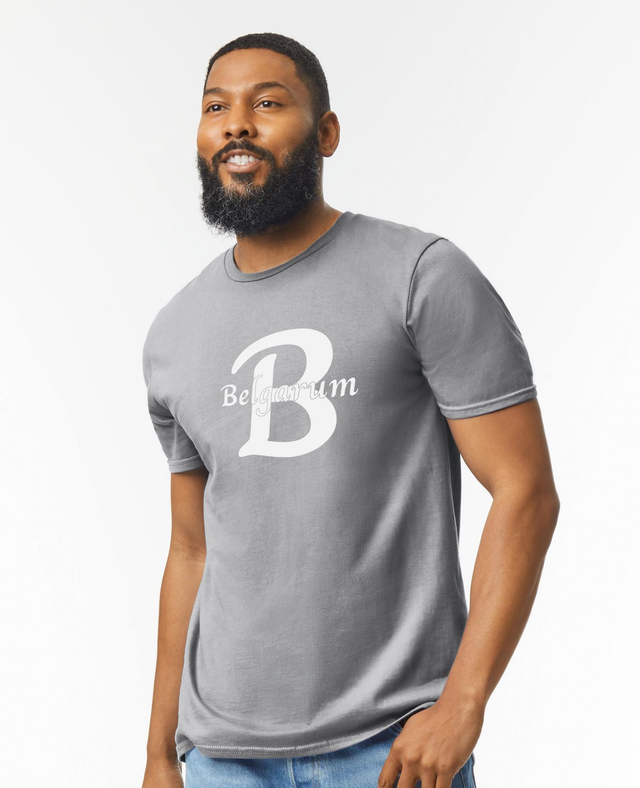 Belgarum Mens Softstyle Ringspun T-Shirt - Sport Grey