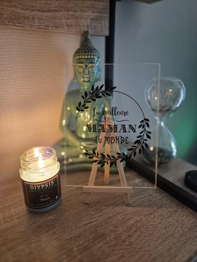 Plaque &quot;Meilleure maman du monde&quot;