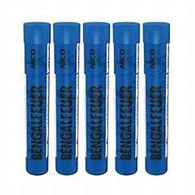 Bengalfeuer, blau, 5er Schachtel, KAT F1